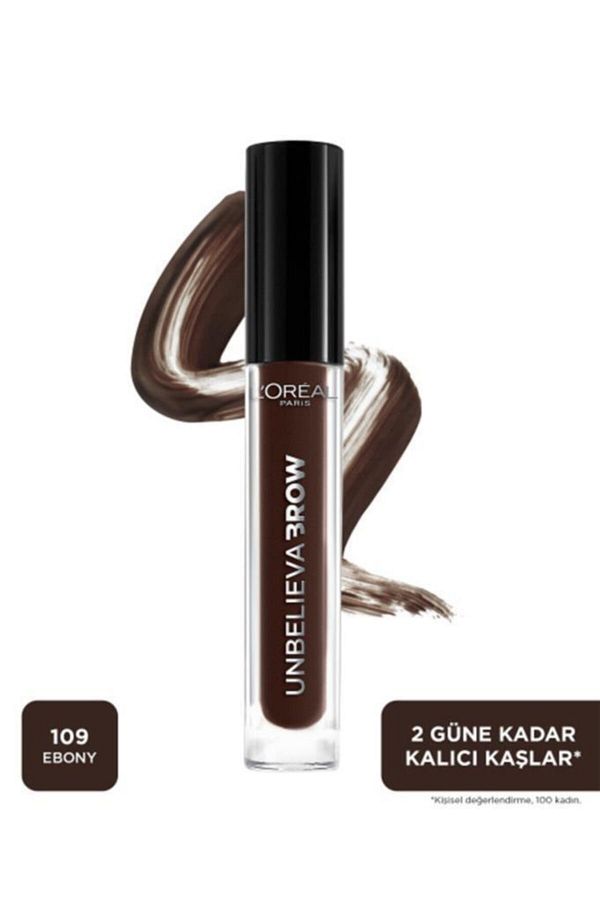 L'oréal Paris Unbelieva Brow Uzun Süre Kalıcı Kaş Jeli - 109 Ebony_1