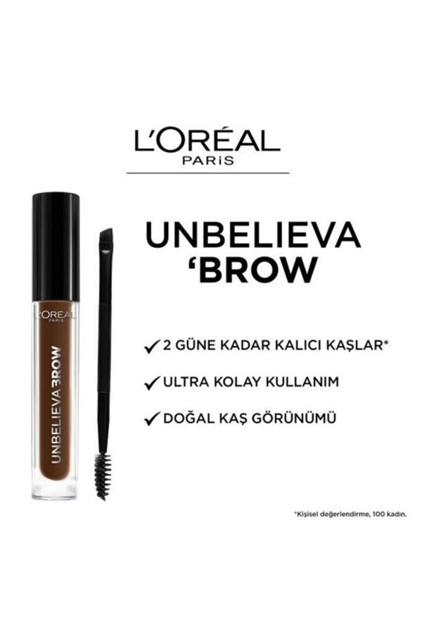 L'oréal Paris Unbelieva Brow Uzun Süre Kalıcı Kaş Jeli - 109 Ebony_3