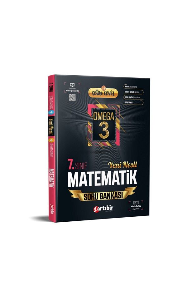 7.sınıf Çetin Ceviz Omega Matematik Soru Bankası