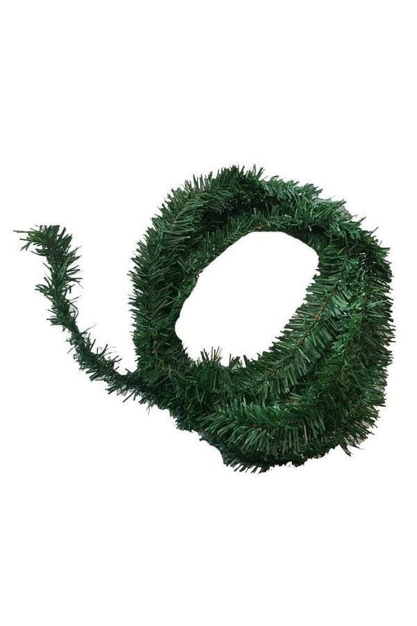 3m Yeşil Çam Garland Çam Dalı 3 Metre Uzunluk - 3.5mm Kalınlık Doğal Görünümlü Dal