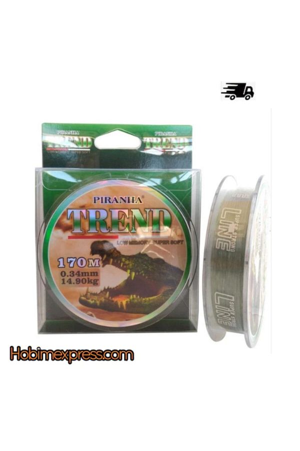 Piranha Trend Low Memory Süper Soft Green Olta Misinası 170mt