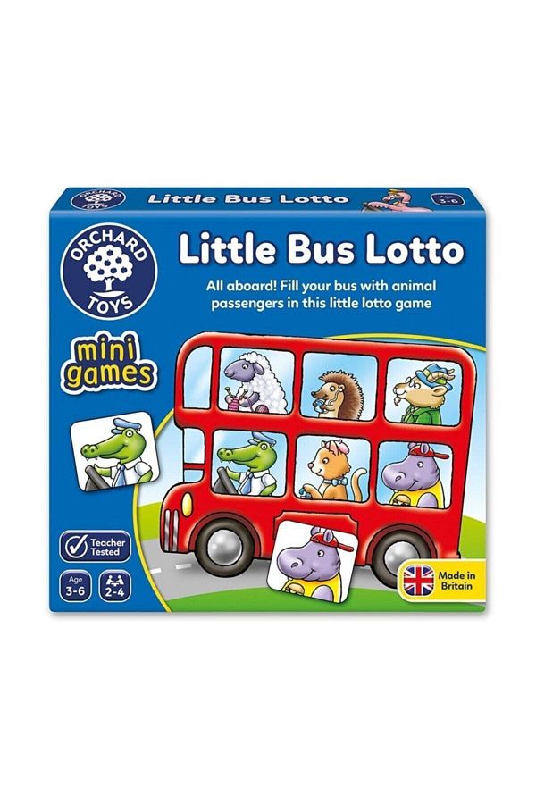 Toys Puzzle Little Bus Lotto Küçük Otobüs Tombala 355