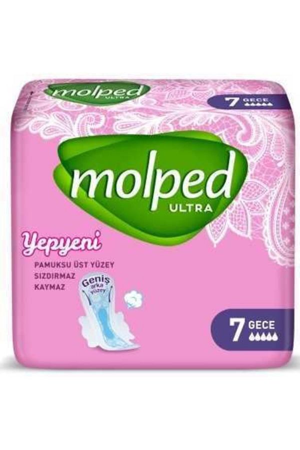 Ultra Hijyenik Ped Gece 7 Adet