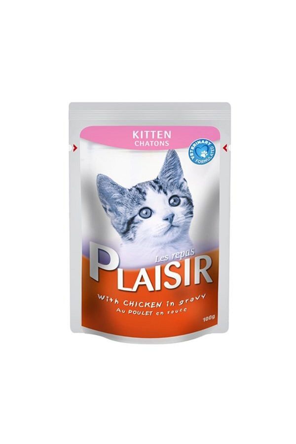 Plaisir Kitten Tavuklu Pouch Yavru Kedi Konservesi 100 Gr