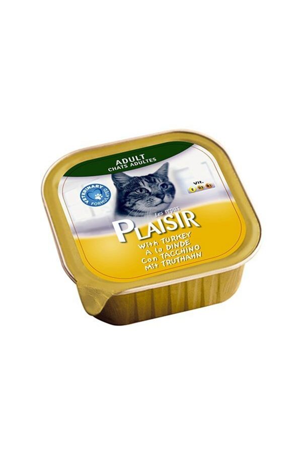 Plaisir Hindili Pate Kedi Konservesi 100 Gr