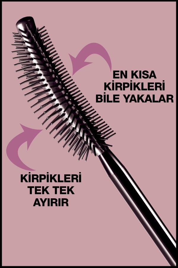 Lash Sensational Yelpaze Etkili Suya Dayanıklı Siyah Waterproof Maskara_2