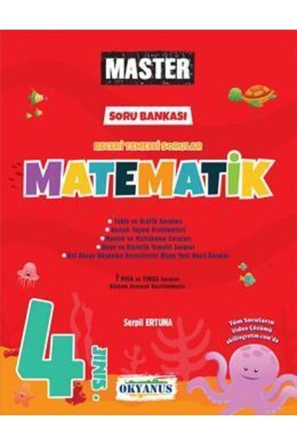 4.sınıf Master Matematik Soru Bankası Ktp20379
