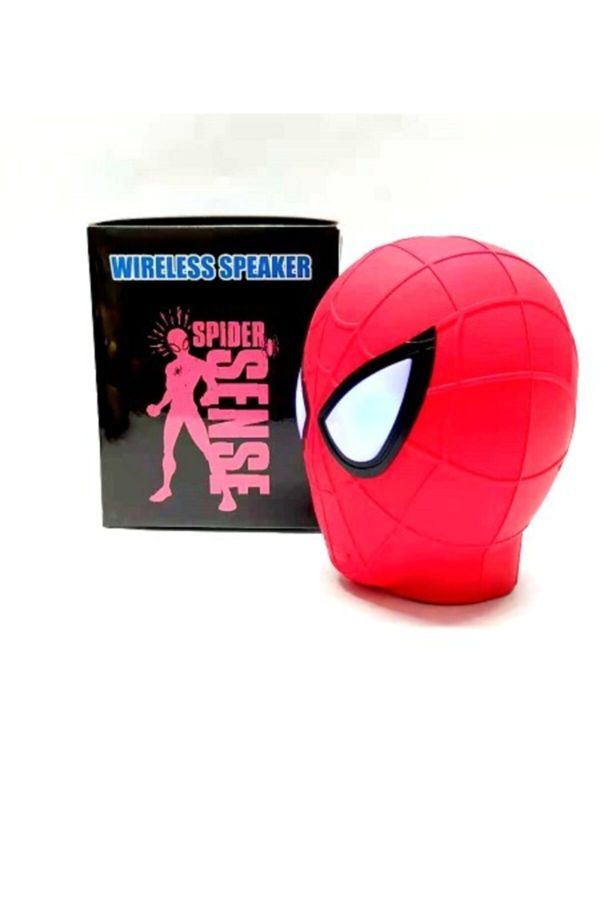 Örümcek Adam Tasarım Spider Man Bluetooth Speaker Hoparlör + Hediye_7