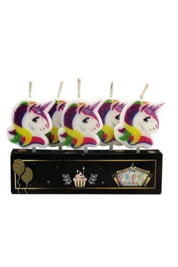 2 Paket Unicorn Kutulu Renkli 5 Li Pasta Mumu