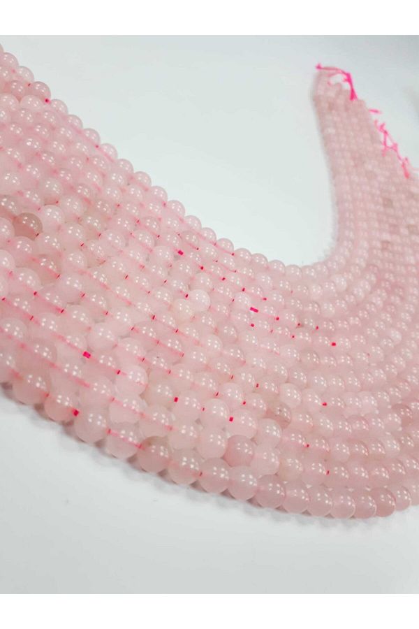 6mm Pembe Kuvars Doğal Taş Dizi