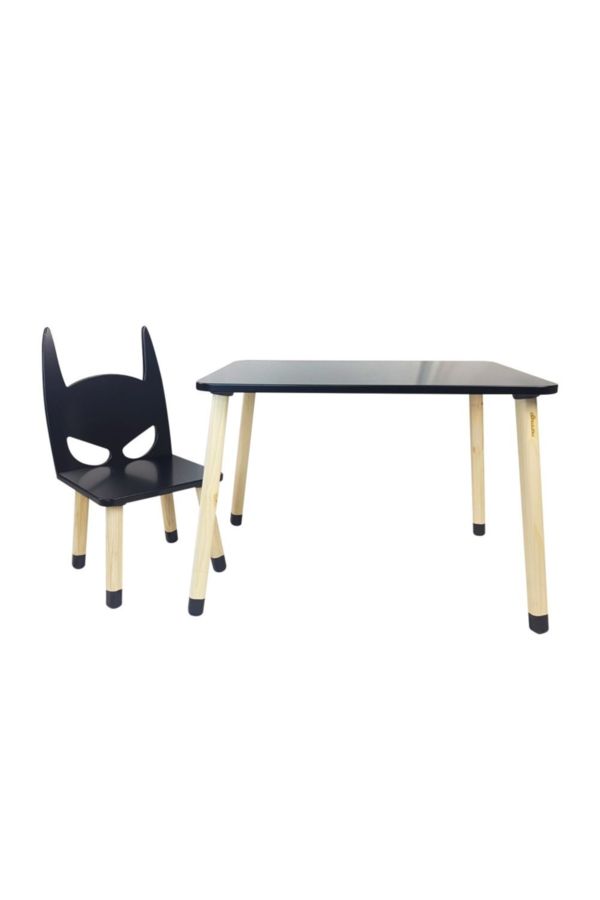 Ahşap Çocuk Oyun ve Aktivite Masa Sandalye Takımı Ahşap Batman