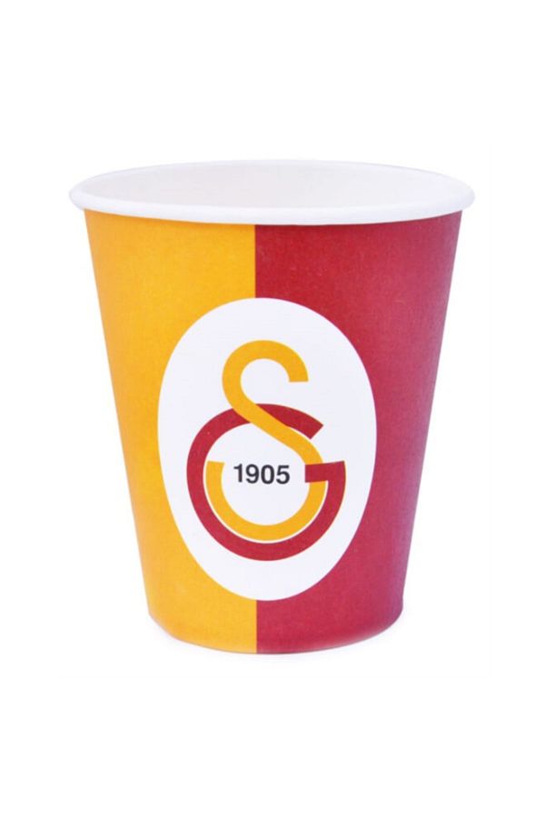 Galatasaray Temalı Lisanslı Karton Bardak 8'li Parti Dolabı
