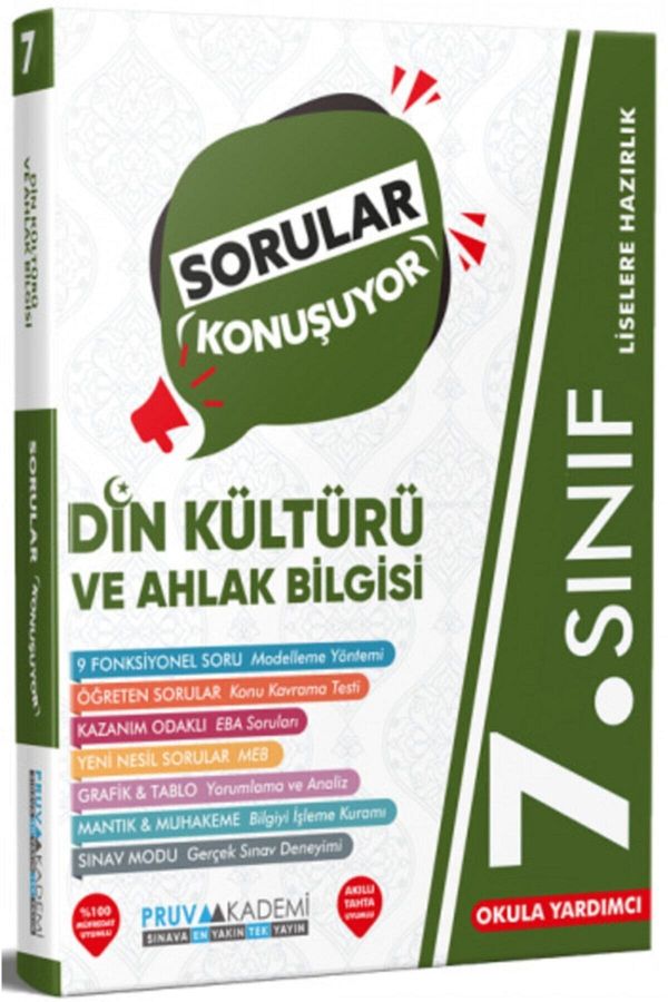 Akademi 7. Sınıf Sorular Konuşuyor Din Kültürü