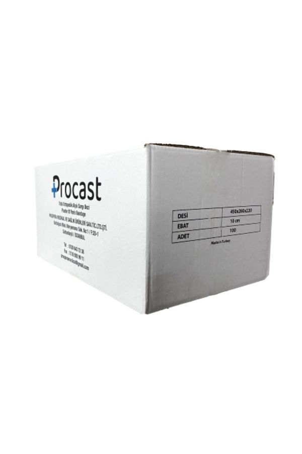 Procast Alçılı Sargı Bezi 10cm X 200m 100 Adet