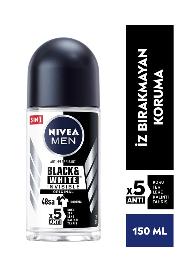 Nıvea Deo Roll-on 50 ml Invisible Erkek