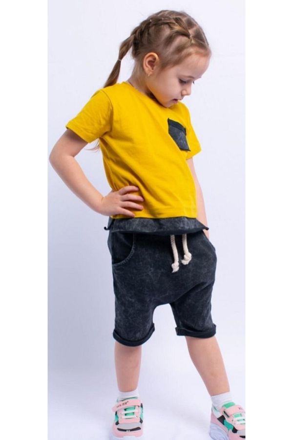 Kız Erkek Bebek 6-36 Ay Yıkamalı Cepli Takım DAMLA BEBE
