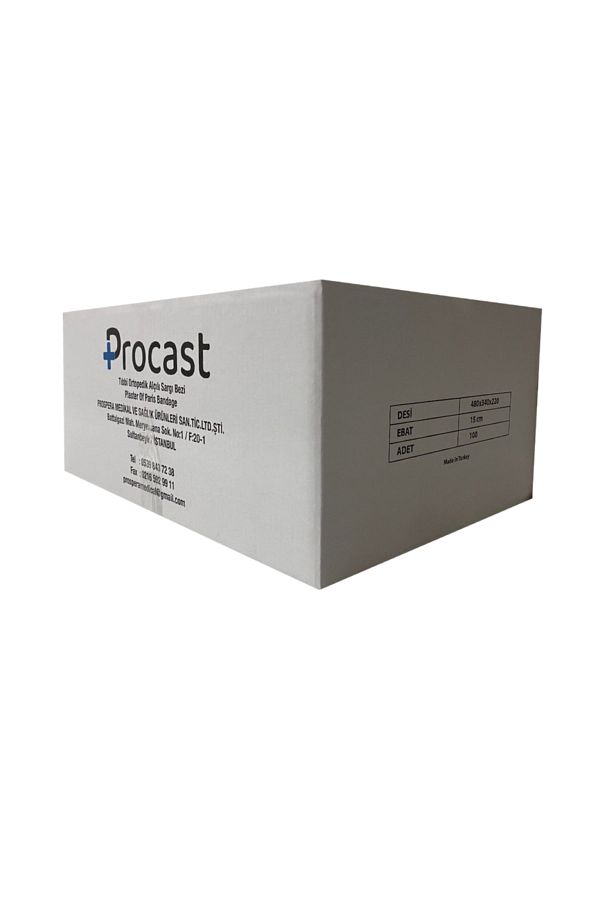 Procast Alçılı Sargı Bezi 15cm X 200m 100 Adet