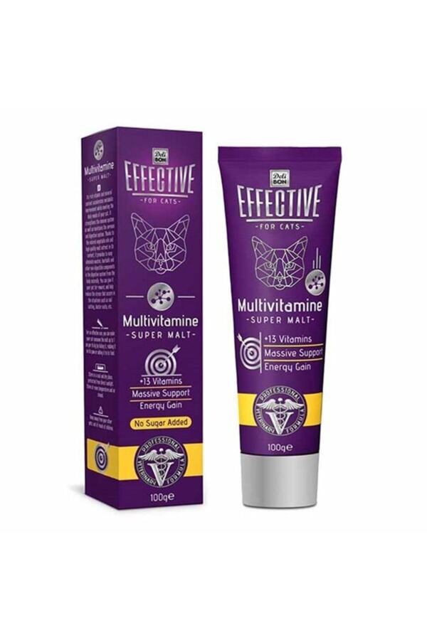 Effective Malt Katkılı Multivitamin Kedi Macunu 100 gr