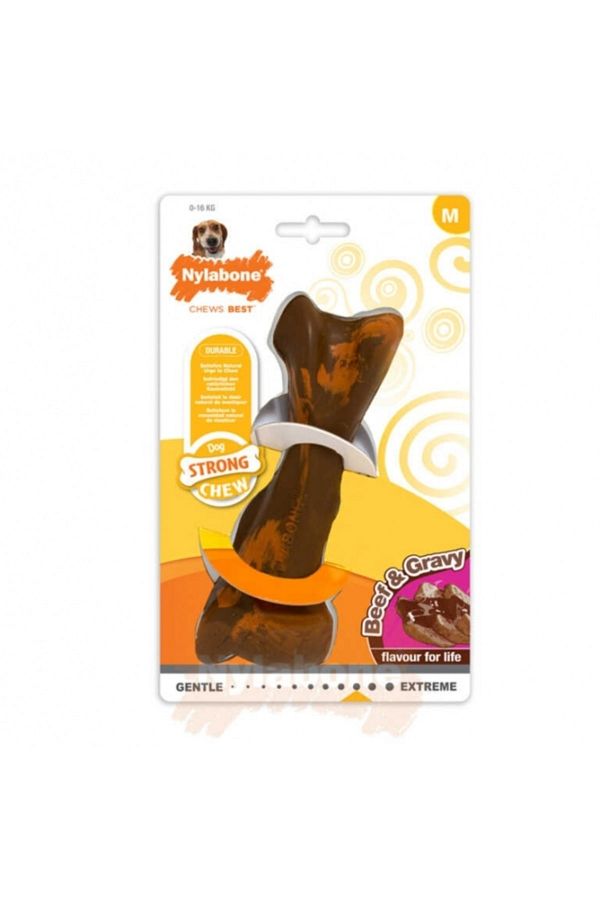 Biftek Ve Gravy Sos Aromalı Köpek Çiğneme Kemiği M