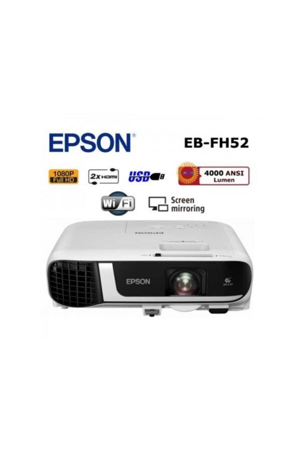 Epson EB-FH52 1080P 4000 Lümen Projeksiyon Cihazı - Görsel 3