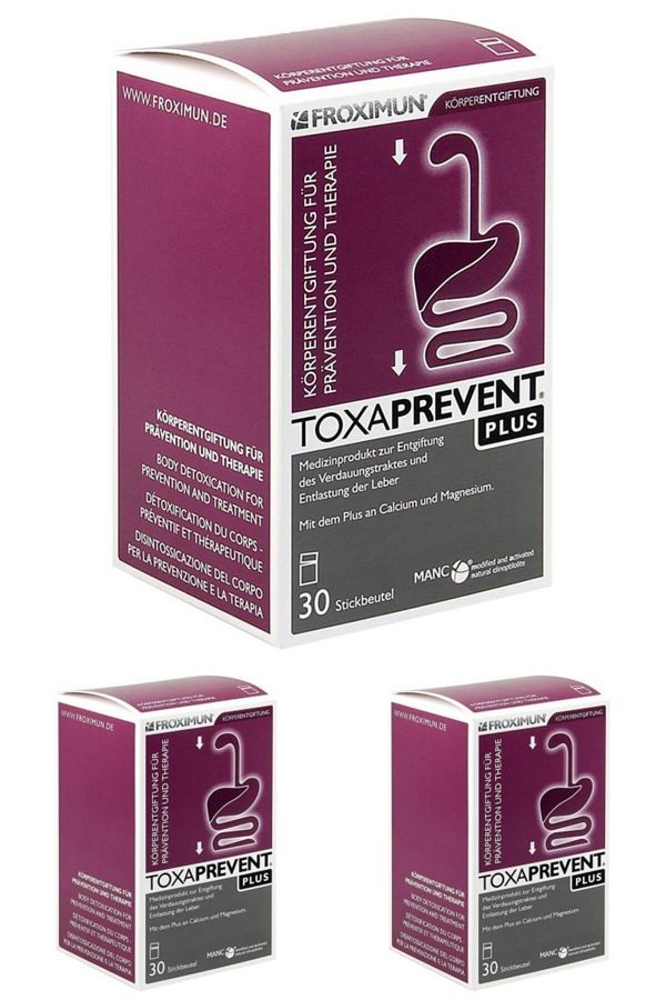 Toxaprevent Plus Detoksin Tozu Atıcı Detox 90lı Saşe