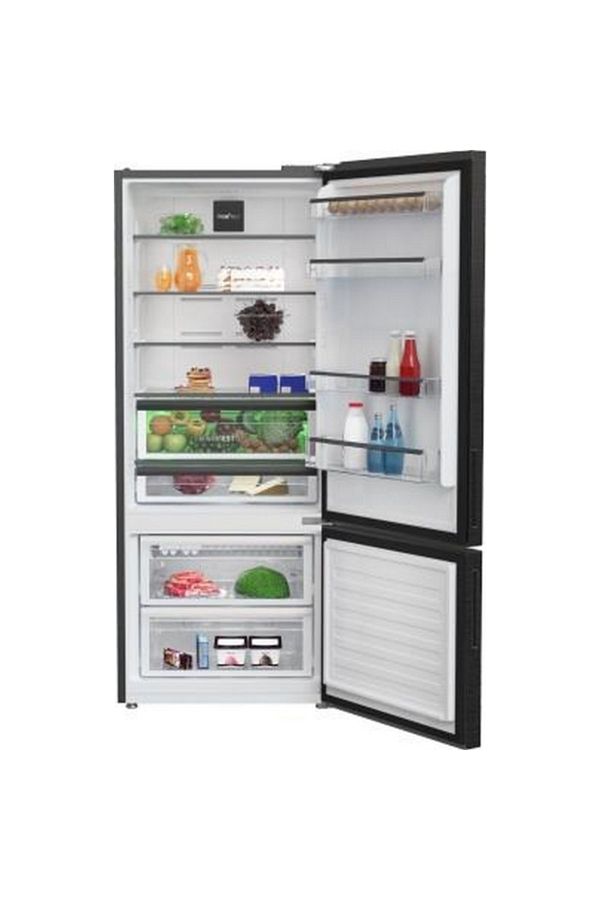 Beko 674580 Edı E Enerji Kombi No Frost 2 Kapaklı Dark Inox Buzdolabı - Görsel 3
