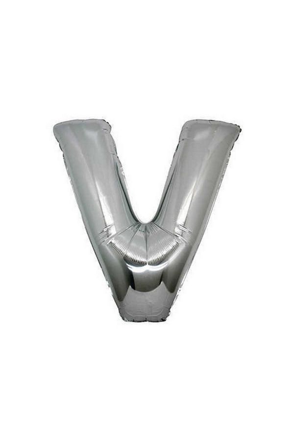 Folyo Balon Harf V Gümüş 16 Inc(40cm) 1 Adet