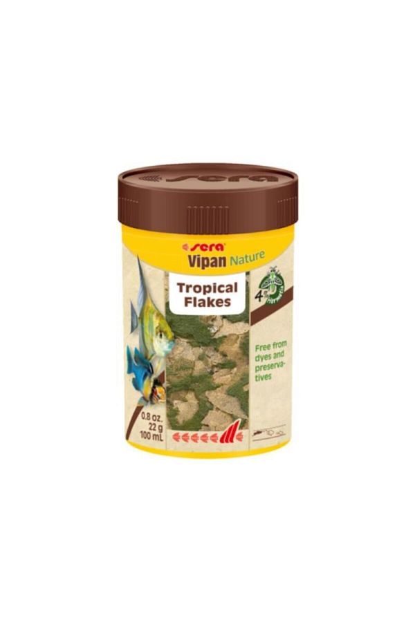 Vipan Nature Tropikal Böcekli Probiyotikli Balık Yemi 100ml 22gr Yemci Petshop