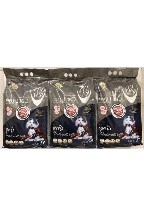 Aktif Karbon 10 L Kedi Kumu 3 Adet