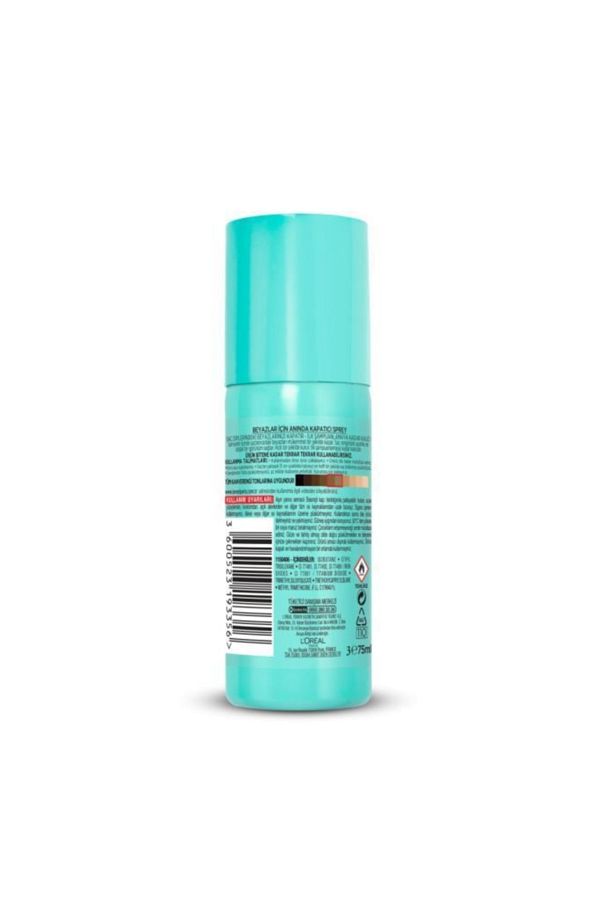 Beyaz Saçlar için Kapatıcı Kahverengi Saç Spreyi 75 ml_4