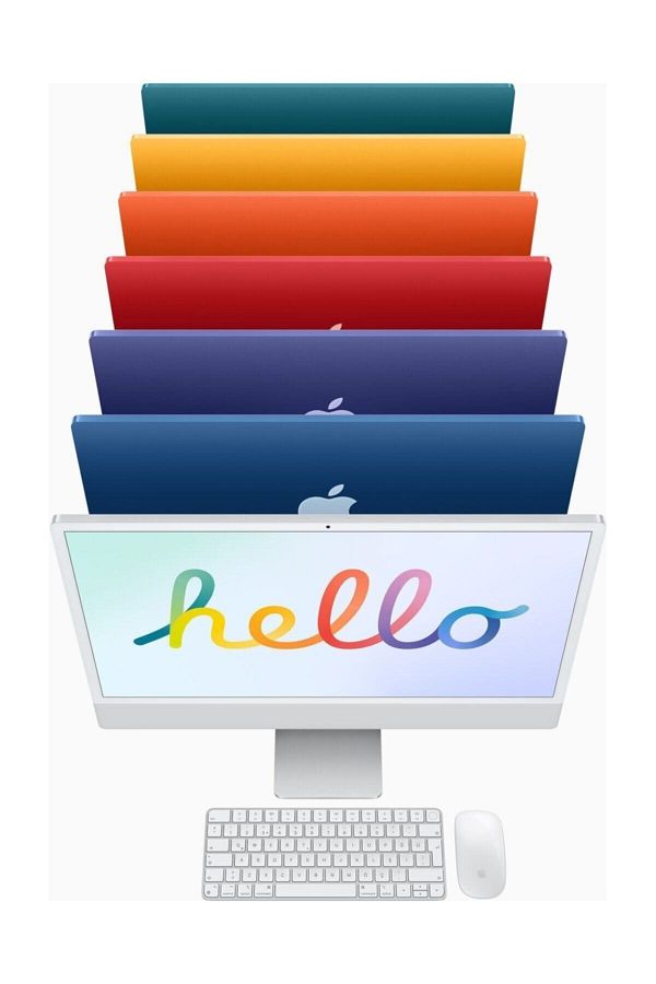 Apple Imac M1 Çip 8c Cpu - 8c Gpu 8gb 256gb Ssd Macos 4.5 K Retina 24" Aıo Mgph3tu/a Yeşil - Görsel 7