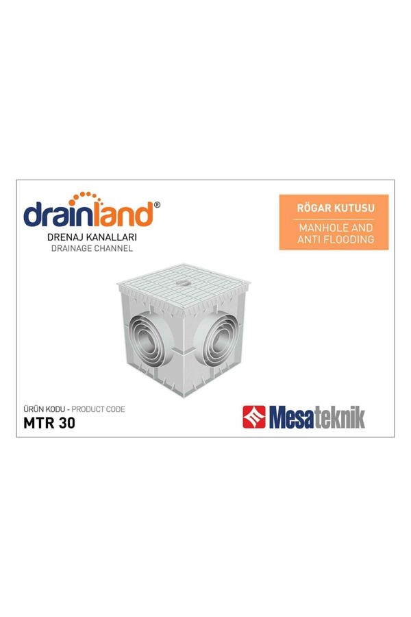 Mesateknik 30x30cm Plastik Rögar Logar (menhol) Kutusu Mtr30_0