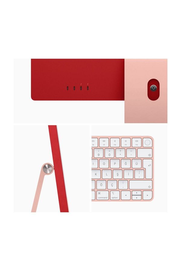 Apple iMac 24" M1 8gb 256gb Ssd Pembe - Görsel 4
