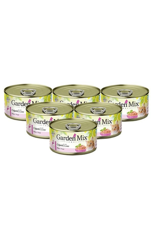 Kıyılmış Ciğerli Tahılsız Konserve Kedi Maması 85 Gr 6'lı Paket Patitalya Petshop