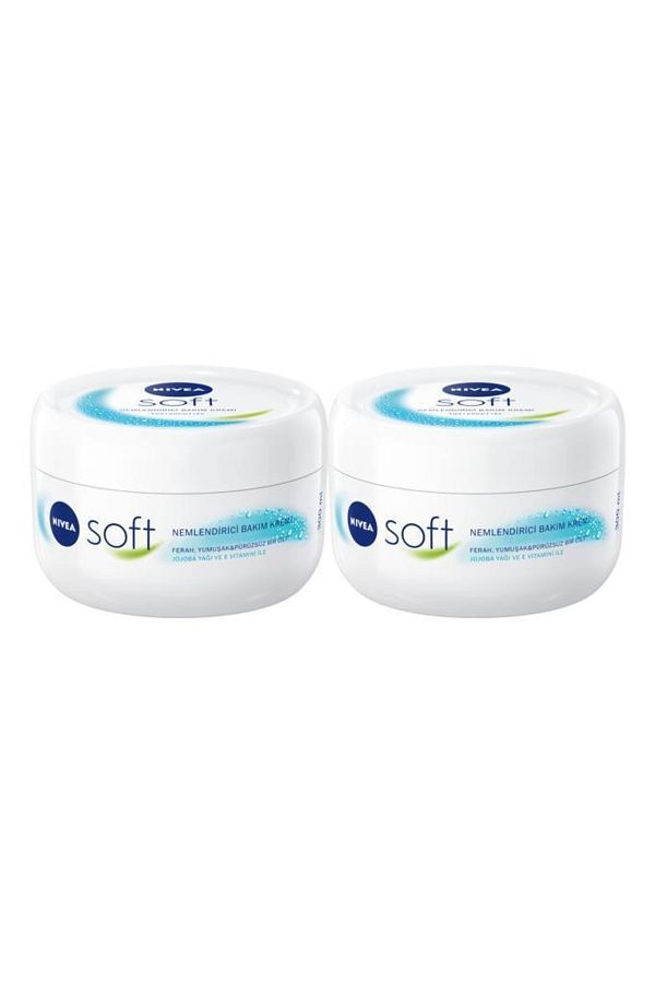 Soft El,yüz Ve Vücut Kremi 300 Ml,nemlendirici Bakım X2 Adet