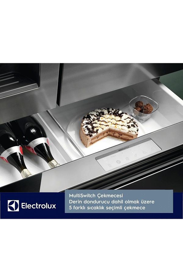 Electrolux Llı9vf54x0 4 Kapılı 681 lt Gardırop Tipi Su Ve Buz Pınarlı Wi-fi Buzdolabı - Görsel 2