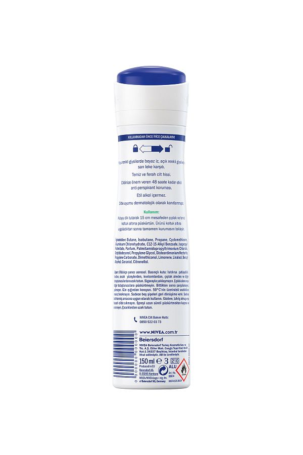 Kadın Sprey Deodorant Black&white Fresh Invisible 150ml,48 Saat Anti-perspirant Koruma_2