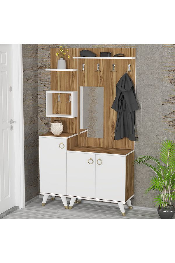 Sonia-5-2 Sn02 Ayakkabılık Vestiyer Portmanto