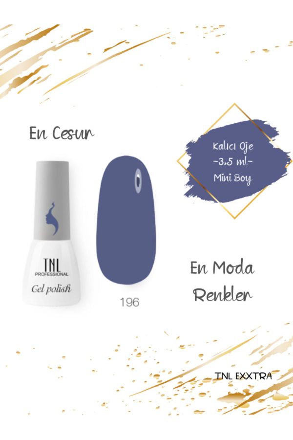 Tnl Exxtra Kalıcı Mini Oje 3,5 Ml No: 196