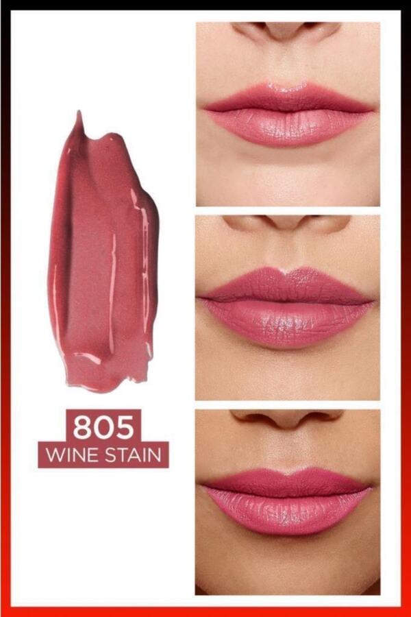 Loeral Infaillable Lipstick 2 Steps 805-wine Stain_2