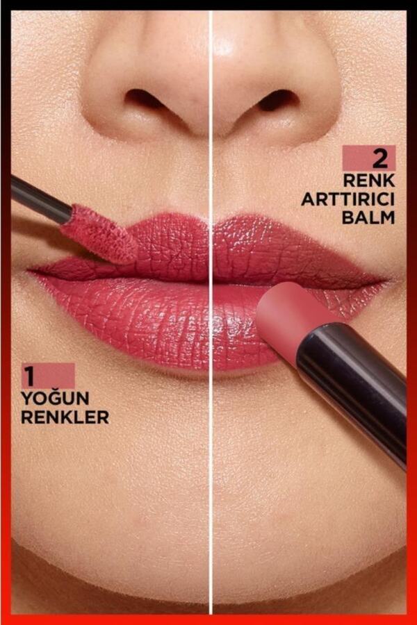 Loeral Infaillable Lipstick 2 Steps 805-wine Stain_3