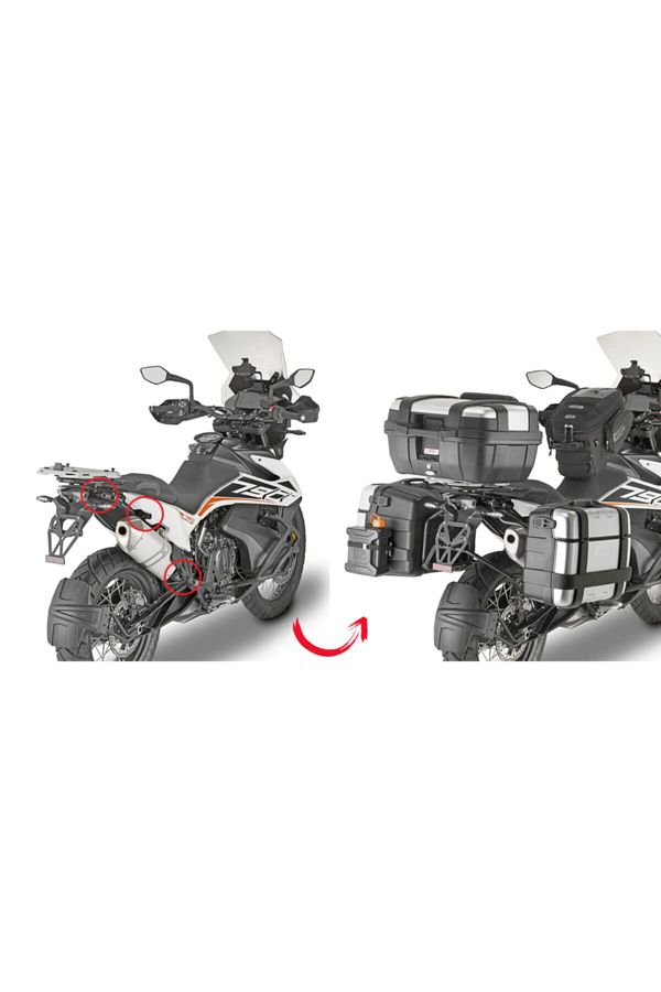 Gıvı Plor7710mk Ktm 790 Adventure (19-20) - Adventure R (19-20) Yan Çanta Taşıyıcı
