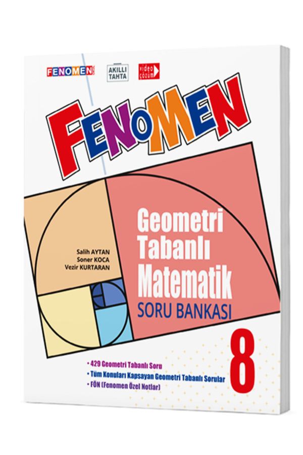 Fenomen 8.sınıf Geometri Tabanlı Matematik Soru Bankası