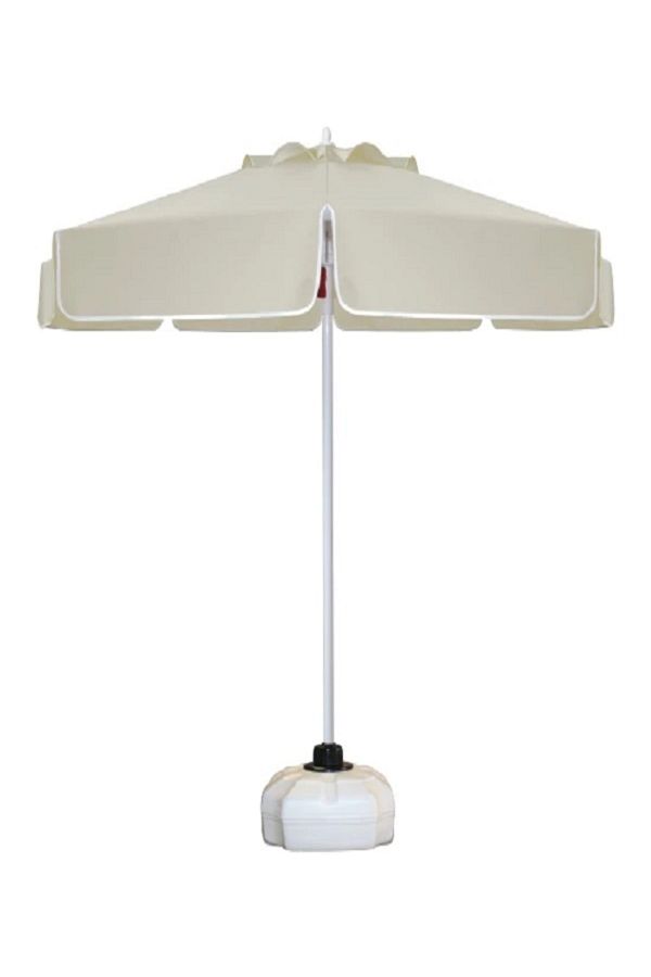 Sunminyum 225/8 Yuvarlak Şemsiye + 50 Lt Şemsiye Bidonu