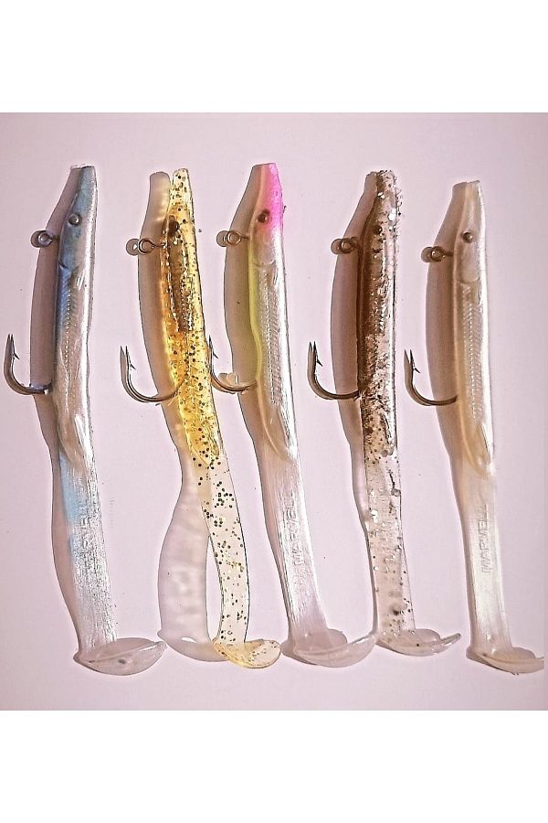 Silikon Balık Seti 10 cm 6 gr 5'li Set