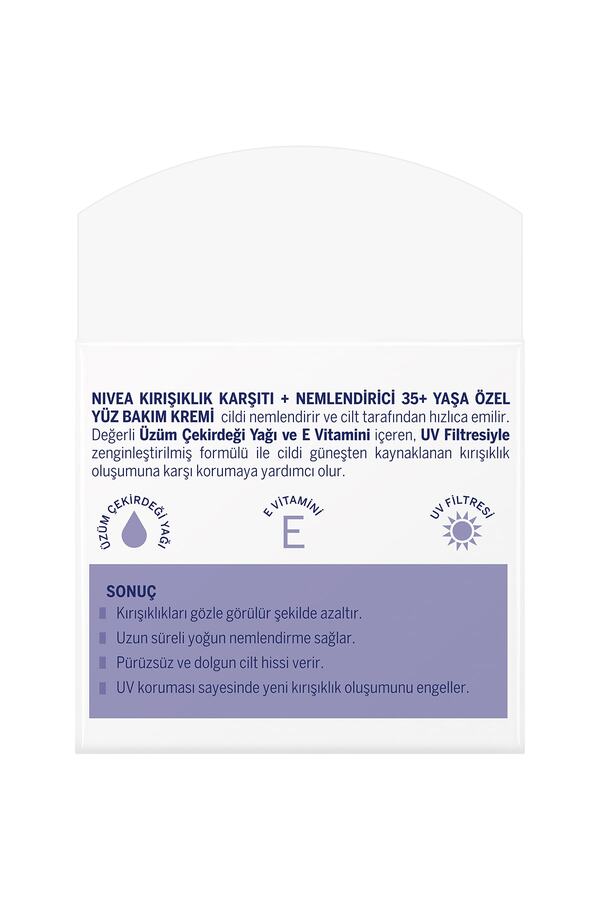 Kırışıklık Karşıtı Nemlendirici Yaş 35 Yaşa Özel Yüz Bakım Kremi 50ml_2