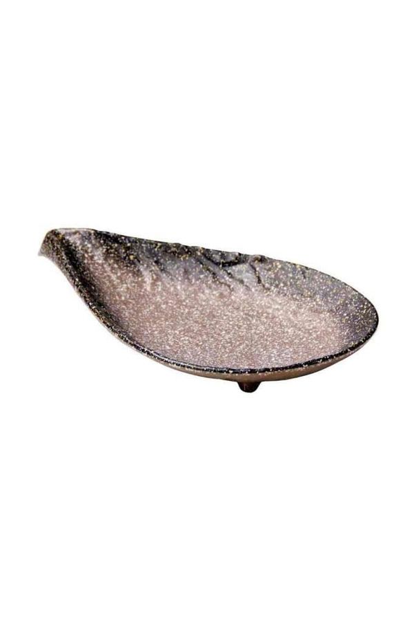 Açık Büfe Melamin Granit Sunum Tabak 30,3x18 Cm