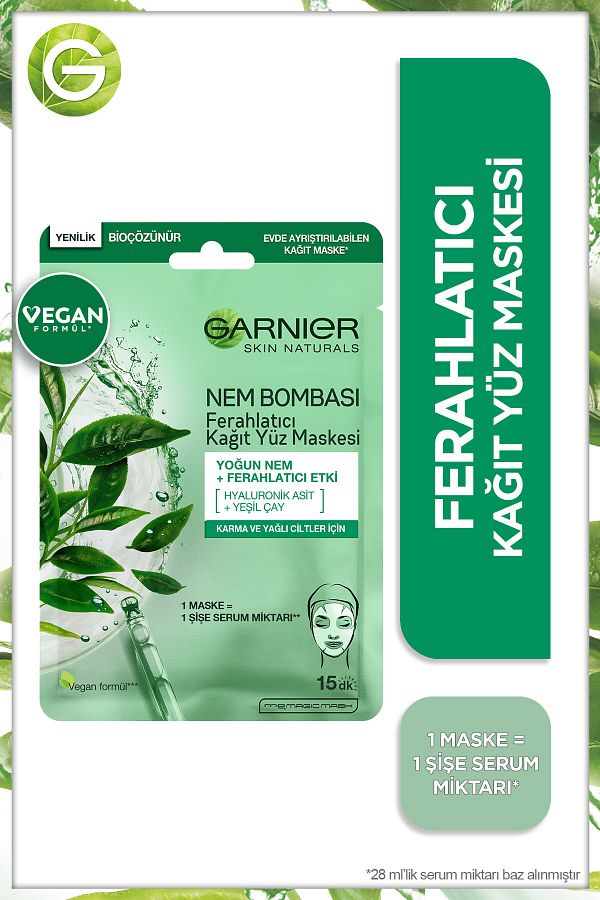 Nem Bombası Ferahlatıcı Kağıt Maske 28GR