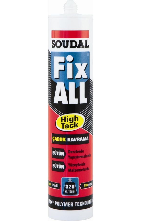 Fix All High Tack Beyaz 290 ml Kartuş 12 Adet Yüksek Yapışma Agmair Havalandırma