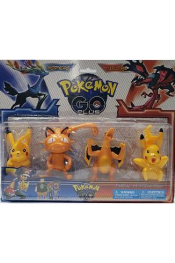 Pokemon Go Plus Pikachu 4 lü Büyük Set